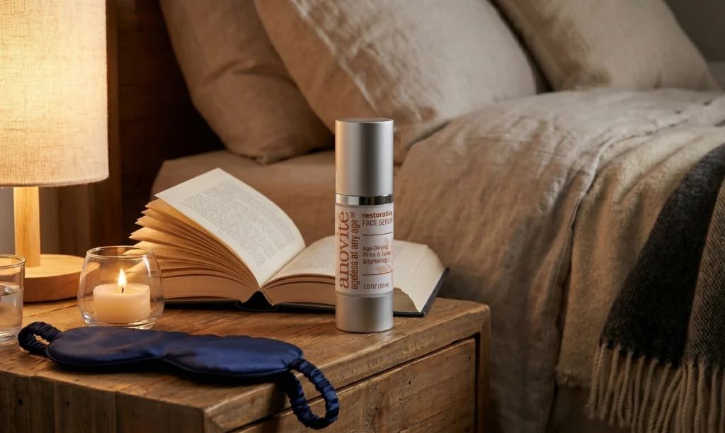 Anovité Face Serum bedroom shot